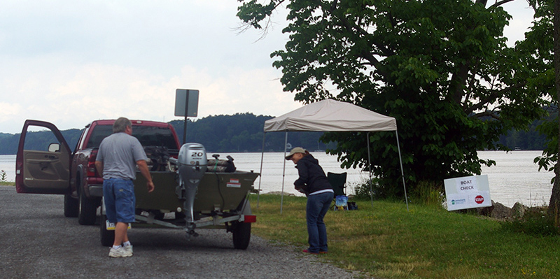 Pymatuning Invasive Species Boat Inspection Stations